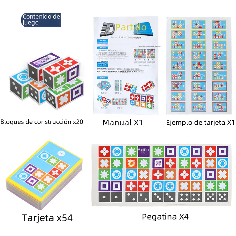 3D Matching Puzzle Toy for Kids - Interactive Fun