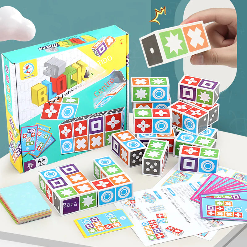 3D Matching Puzzle Toy for Kids - Interactive Fun